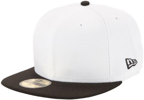 Yeni Dönem Orijinal İki Tonlu Optik Beyaz / Siyah 59 Elli Şapka