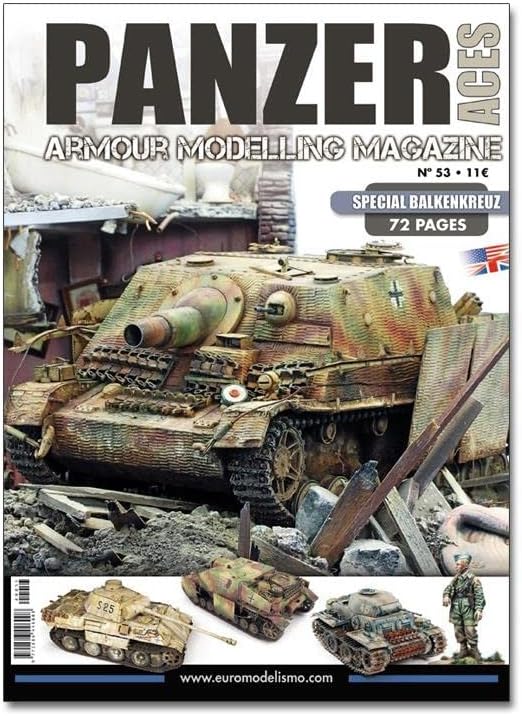 Cephane Mig Panzer Asları No 53: Özel Balkenkreuz (Türkçe) - Model Oluşturma Kitapları ve Dergileri AMG-PANZ0053