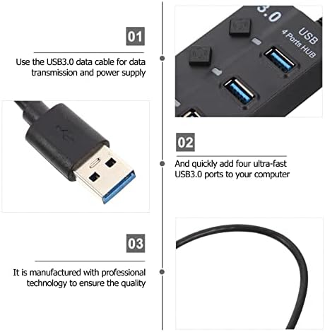 3 Laptop için Laptop USB Port USB Hub Splitter için Mobestech USB Extender USB Hub Veri USB Hub. 0 USB Adaptörü