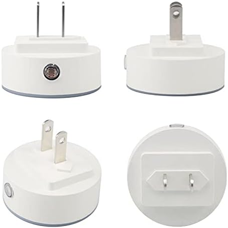 2 Paket Plug-in Gece Lambası LED Gece Lambası Alacakaranlıktan Şafağa Sensörlü Çocuk Odası, Kreş, Mutfak, Koridor Siyah Yeşil Denizkızı