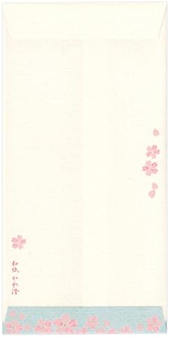 [ .co.jp Özel] Washi Kawasumi Washi Pochibukuro, Chigiri-Ei, Kiraz Çiçekleri ve Mt. Fuji, 100'lü Paket