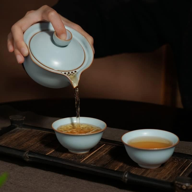 CXDTBH Seyahat Çay Seti Açık Taşınabilir Sizin Porselen El Kavramak Gezdirilir Seramik Hediye Kutuları