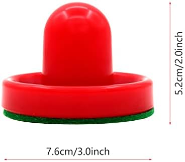Ismarlama Kırmızı Takım Elbise Masaüstü Aksesuarları Masaüstü Aksesuarları 1 Set Mini Hava Hokeyi Diskleri ve Kürekleri Değiştirme