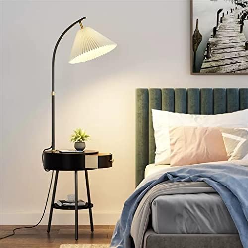 YFQHDD Dolabı Dikey Tip Entegre Lambalar ve Fenerler İskandinav Oturma Odası çay masası zemin Lambası Seti İçeriği Çerçeve ( Renk: