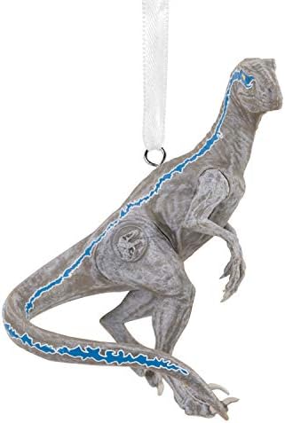Hallmark Noel Süsü, Jurassic Dünya Mavisi Velociraptor (0002HCM8515)
