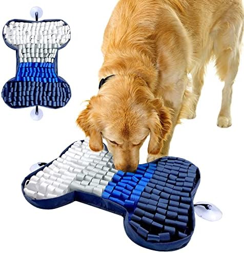 Köpekler için Snuffle Mat - Aıeero Köpek Zenginleştirme Oyuncakları, 16.2x 21 Köpek Bulmaca Oyuncakları, Dayanıklı ve Makinede Yıkanabilir