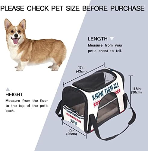 Evcil hayvan taşıyıcı, Yumuşak Taraflı Konfor Taşınabilir Katlanabilir Seyahat evcil hayvan çantası, Gaziler Günü Deseni