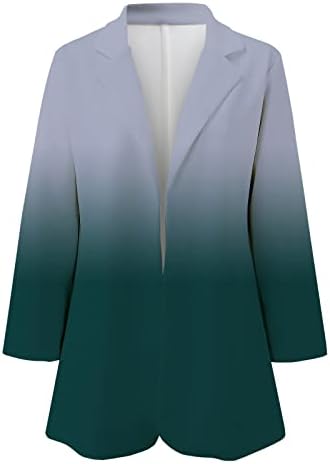 Bayan Ceket Ve Mont kadın Baskılı Hırka resmi kıyafet Uzun Kollu Lapels İş Ofis Ceket Kaban Bluzlar