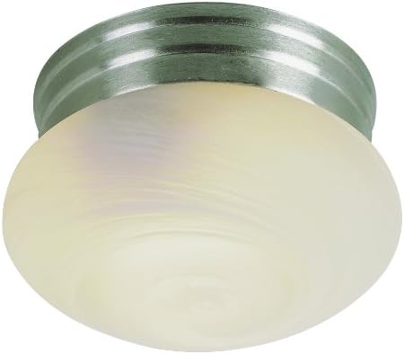 Trans Globe Aydınlatma TG3618 BN Geleneksel Bir Gömme Montajlı Dış Mekan ışıkları, Kalay, Nikel, Gümüş