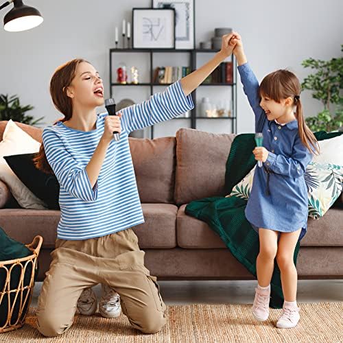 TOYANDONA 12 Paket Plastik Oyuncak Mikrofon Karaoke Oyna Pretend, Sahte Mikrofon Cosplay Karaoke için Mikrofon Oyuncak Oyna, oyuncak