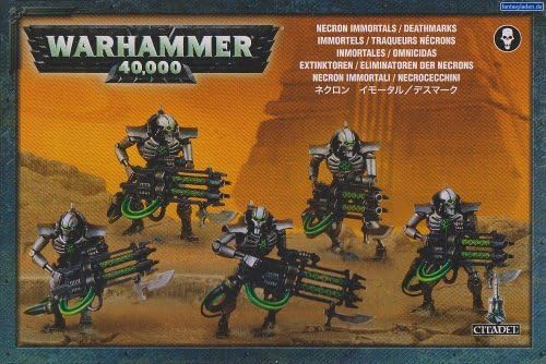 Oyun Atölyesi 99120110035 Warhammer 40.000 Necron Ölümsüzler / Ölüm İşaretleri Oyunu, 5 yıldan 99 yıla