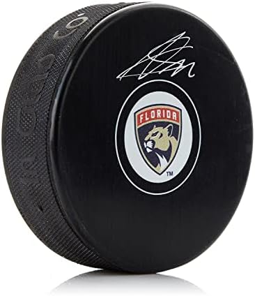 Sergei Bobrovsky Florida Panthers İmzalı Hokey Diski-İmzalı NHL Diskleri