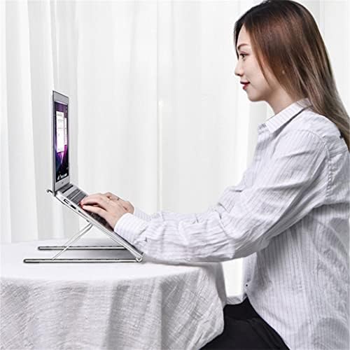 DOUBAO Katlanabilir laptop standı Alüminyum Ayarlanabilir Masaüstü Tablet Tutucu Masası Masa Cep telefon standı (Renk: E, Boyut