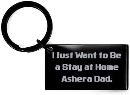 Serin Ashera Kedi Anahtarlık, sadece evde kalmak istiyorum Ashera Baba, Kedi Severler için Yeniden Kullanılabilir Hediyeler, Doğum