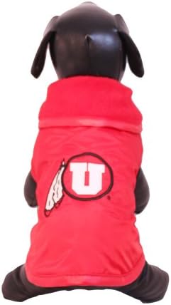 NCAA Utah Runnin Utes Tüm Hava Koşullarına Dayanıklı Koruyucu Köpek Dış Giyim
