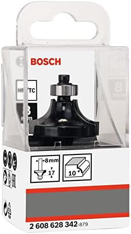 Bosch 2608628345 Yuvarlama Yönlendirici Bit 8mm x 42,7 mm x 2,6 İnç
