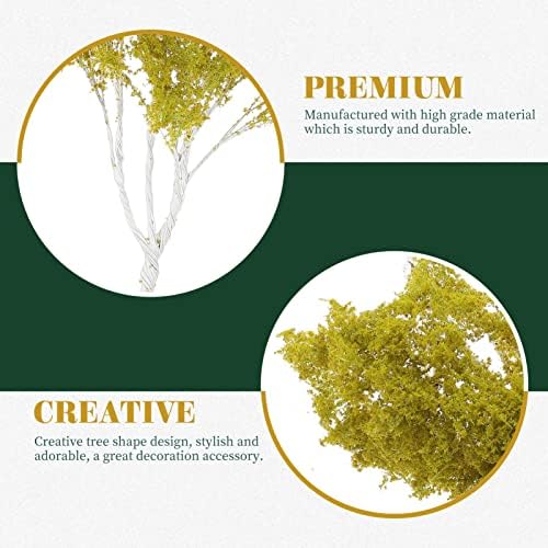 Homoyoyo 10 pcs Projeleri Ağaçları Modelleri Bitkiler Ev Diorama Dekor Standları Ağacı için Mikro Bitki Sahne Süslemeleri Minyatür