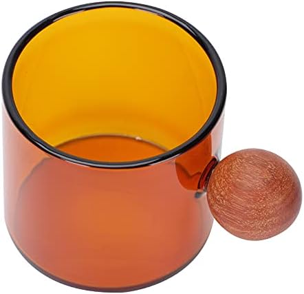 DOITOOL Temizle Kahve Kupa içme bardakları, 1 Adet su kupaları Cam İçme Bardağı Kahve Saklama Kabı için Parti Temizle Gözlük