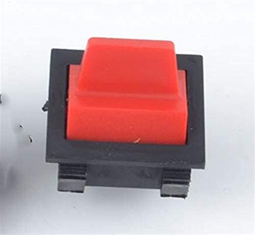 AGOUNOD Rocker Anahtarı 2 adet Kürek Anahtarı Rocker Anahtarı ON-Off 4 pins 15A 250VAC /20A 125VAC (Renk : Kırmızı)