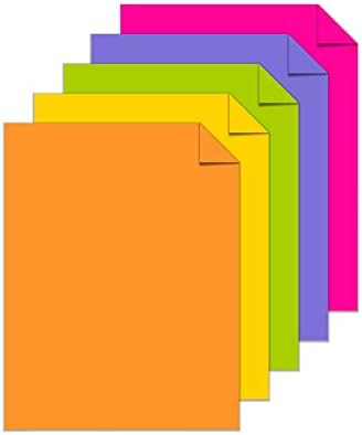 Astrobrights Renkli Kart Stoğu, 8,5 x 11, 65 lb., Mutlu Çeşitler, 250 Yaprak
