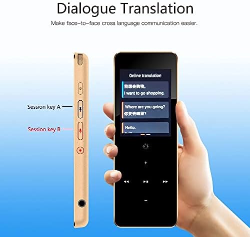 yok 89 Dil X1 Ses Kayıt Çevirmen Cihazı Desteği Anında İki Yönlü Çeviri WiFi / Hotspot / Çevrimdışı (Renk: Siyah)