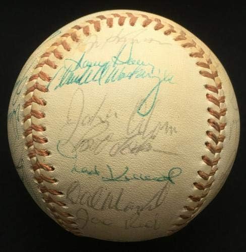 1974 Oakland A'nın Dünya Serisi Takımı Beyzbol 31'i imzaladı otomatik Reggie Jackson JSA İmzalı Beyzbol Topları