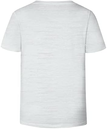 Kız Gömlek Kısa Kollu Pamuklu V Boyun Grafik Yıldız Casual Bluz T Shirt Bayan Sonbahar Yaz KT KT