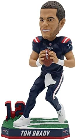 Tom Brady New England Patriots Özel Baskı Renk Acele Bobblehead NFL