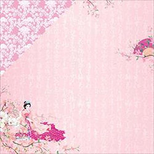 Scrapberry'nin Kiraz Çiçekleri Japon Rüyaları Çift Taraflı Kart Stoğu