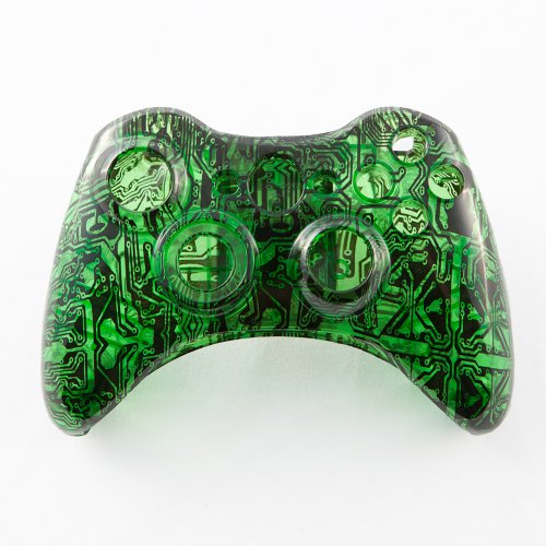 Xbox 360 için Açık Yeşil Devre Kartı Özel Denetleyici Kabuğu