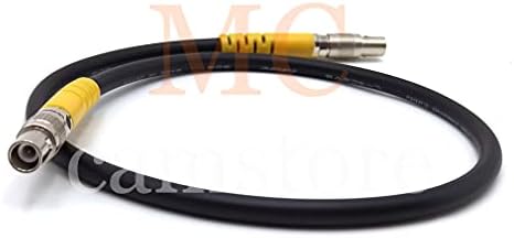 MCcamstore 1 Pin Erkek-Erkek 19.7 inç / 50cm EVF Kablosu ARRI Alexa Mını LF MVF-2 Vizör Kablosu Anahtarsız Koaksiyel (Mini LF evf Kablosu