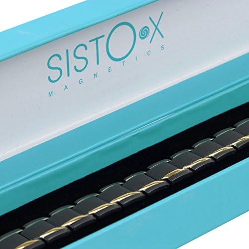 SİSTO-X Sisto-X / Titanyum Bilezik Siyah / Altın Peru Terapi Neodimyum