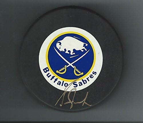 Grant Fuhr İmzalı Buffalo Sabres Siper Diski-İmzalı NHL Diskleri