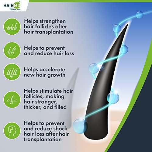 HairMD MD Plus Saç Büyüme Multivitamin Tabletleri (Biotin, Keratin ve Saw Palmetto) - Saç Dökülmesini Tedavi Etmek için Tasarlanmıştır