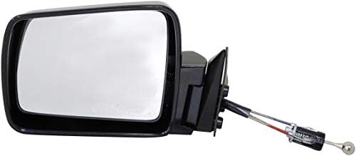 Dorman 955-238 Sürücü Tarafı Manuel Uzaktan Kumandalı Kapı Aynası Belirli Jeep Modelleri ile Uyumlu, Siyah