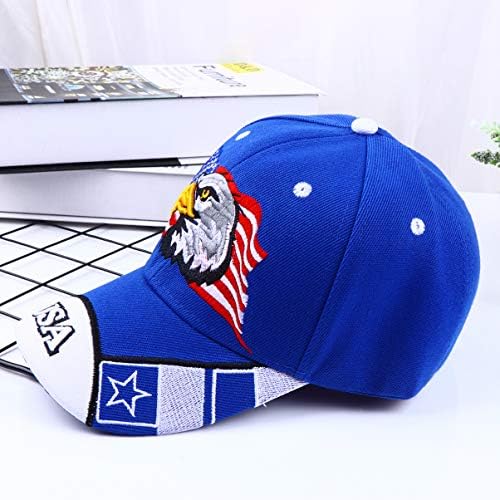 TENDYCOCO beyzbol şapkası Kartal İşlemeli şoför şapkası Amerikan Bayrağı Vatansever Kap Unisex