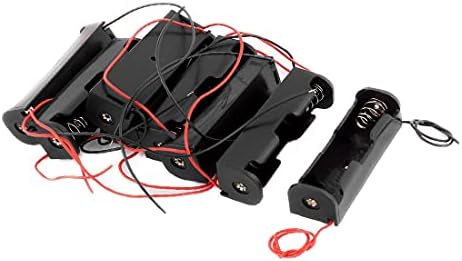 New Lon0167 8 Pcs 3.7V Battery Cell Case for 1860 Battery Wire Holder Black Plastic(8 Stück 3,7 V Batteriezellengehäuse für 1860 Batteriehalter