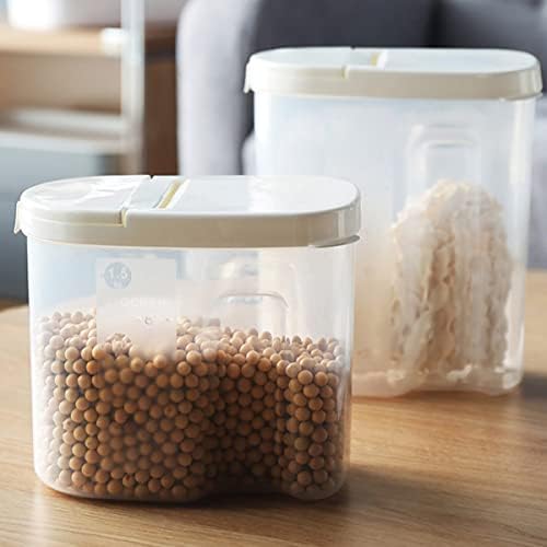 BESTonZON 1 pc Büyük Platsic Konteyner Plastik Şeker Gıda Kuru tutar Pirinç aperatifler Temizle için Koruma Tahıl L Taze ve Depolama