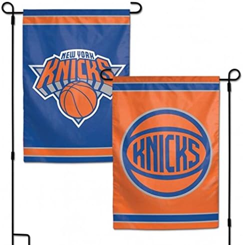 WinCraft NBA New York Knicks Flag12x18 Bahçe Tarzı 2 Taraflı Bayrak, Takım Renkleri, Bir Boyut