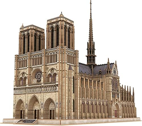 Revell 00190 Notre-Dame de Paris-Başyapıt Baskısı 3D Bulmaca