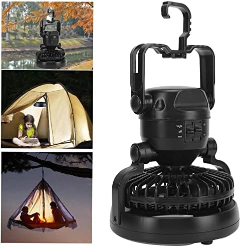 Çok fonksiyonlu Kamp Fan çadır ışığı / Taşınabilir ve Hafif Açık Fan Kamp Yürüyüş ve Seyahat için