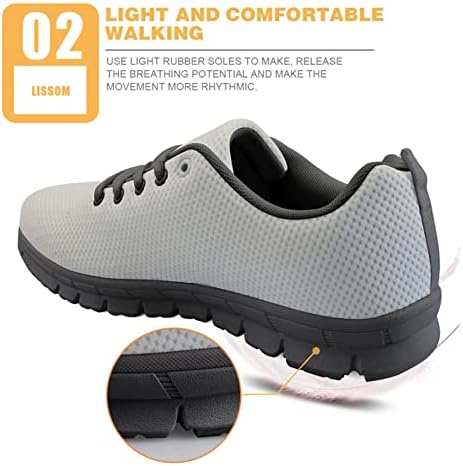 Dreaweet Moda Sneakers Siyah EVA Taban Kadın Erkek Rahat Yumuşak spor ayakkabı Yürüyüş Koşu Yürüyüş Spor Hafif Tenis ayakkabıları,