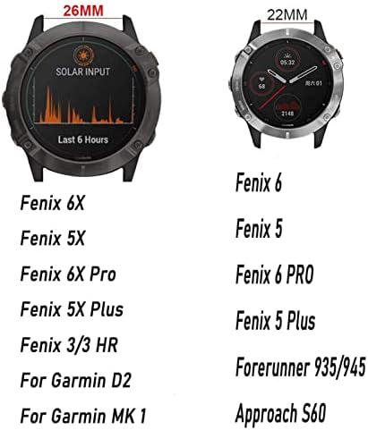 SEVİYE 20MM Watchband Sapanlar Garmin Fenix 7S 6S 6SPro İzle Hızlı Bırakma Silikon Kolay Fit Bilek Bantları Garmin Fenix 5S/5S Artı