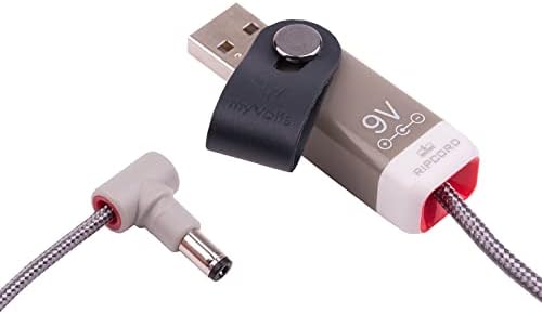 myVolts Ripcord USB - 9V DC Güç Kablosu ile Uyumlu MXR M234, M288, M68 Efekt Pedalı