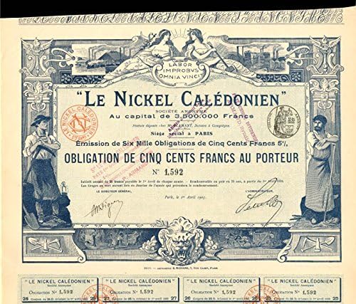 Le Nickel Caledonien - 500 Francs