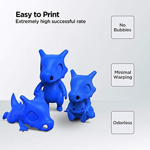 3D Yazıcı Filament PLA 1.75 mm 3D Baskı Sarf Malzemeleri Paketi 1 KG Makara (Mavi)