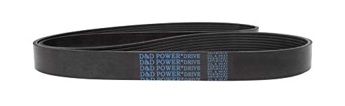 D & D PowerDrive 20PL2480 Metrik Standart Yedek Kayış, Kauçuk