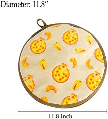 MeiLiZuRL Daireler Tortilla İsıtıcı Hafif Yalıtımlı pizza çantası Termal Pasta Gözleme İsıtıcı Tortilla Sunucuları Erkek Kız Gençler