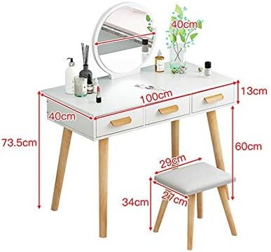 Tuvalet Masası Yatak Odası Küçük Mini Kozmetik Masa Alma Dolabı Basit Kozmetik Dolabı Kozmetik Masa (Renk : E)