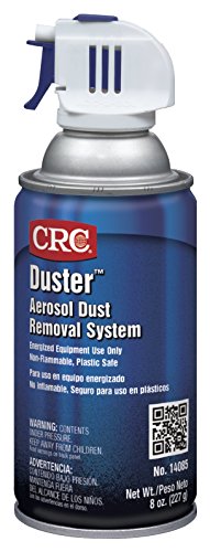 CRC Duster Aerosol Toz Giderme Sistemi, Ağırlıkça 8 Oz, (12'li Paket), 14085CS